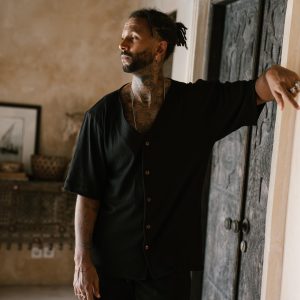 Boho Cotton Shirt: Men's Ibiza Style Tulum Top