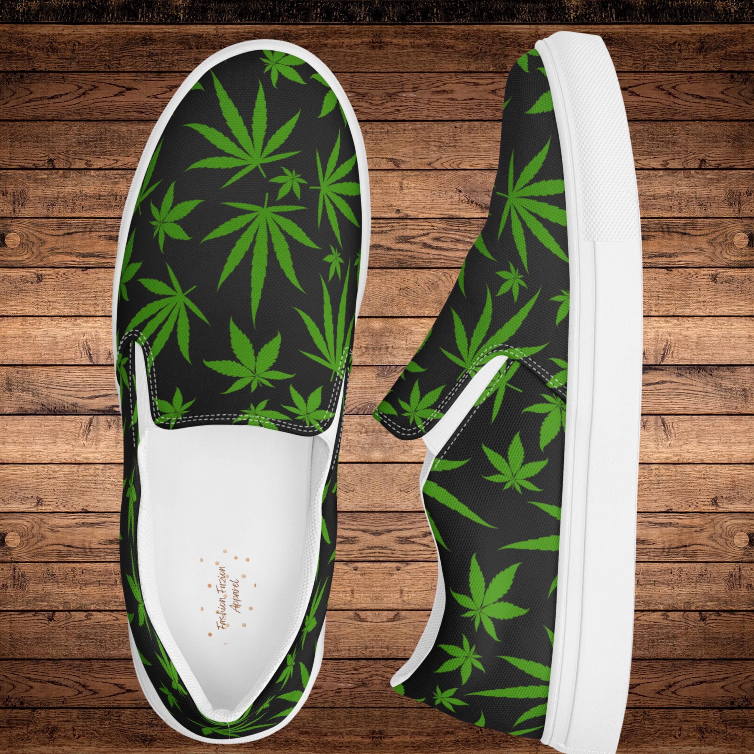 Cannabis Sneakers For Men 420 Lifestyle Canvas Slip Cannabis Sneakers For Men 420 Lifestyle Canvas Slip
