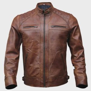Cafe Racer Style Jacket Men's Sheepskin Butter Soft